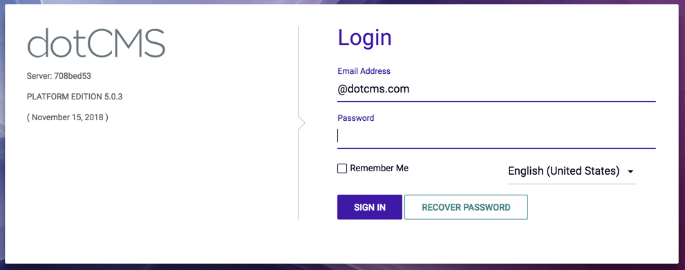 Secure Login Page